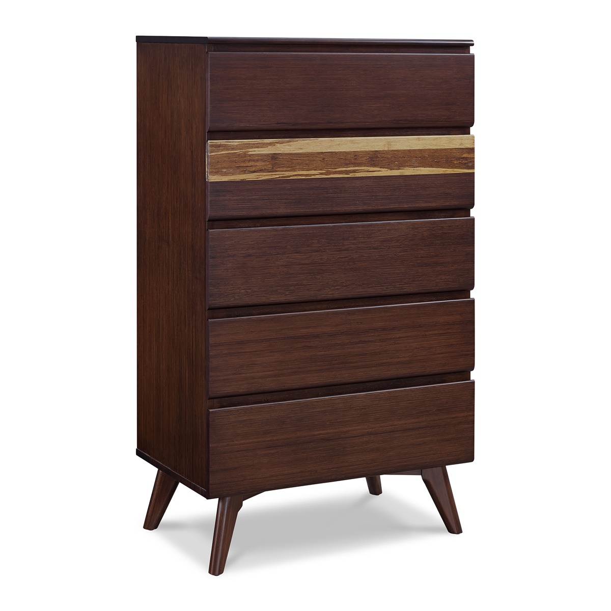 Greenington Azara Bamboo 5-Drawer High Chest | ScanDesigns Furniture