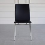 Skovby SM58 High Back Leather Dining Chair
