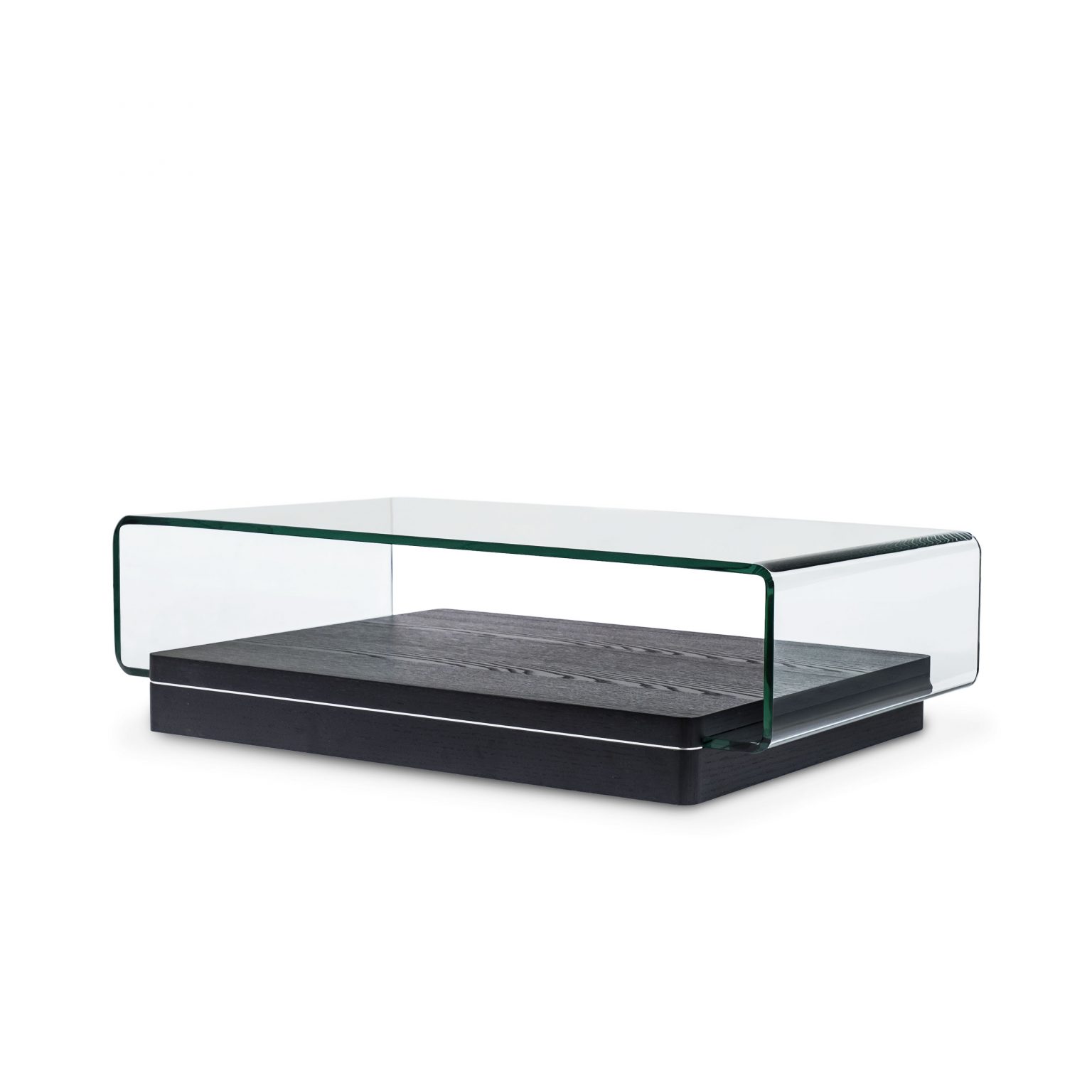 Lepage Coffee Table Black Oak Angle
