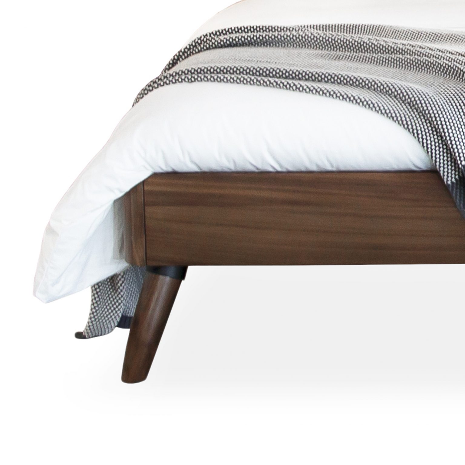 Tahoe bed walnut close