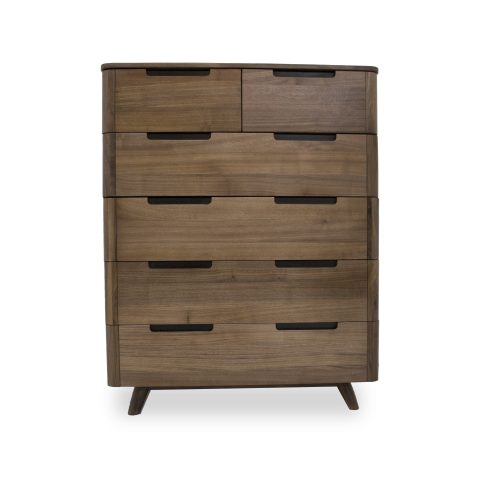 Tahoe Walnut Wood Nightstand | ScanDesigns Furniture