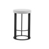 Allegro Counter Stool Merino Black Coral Front