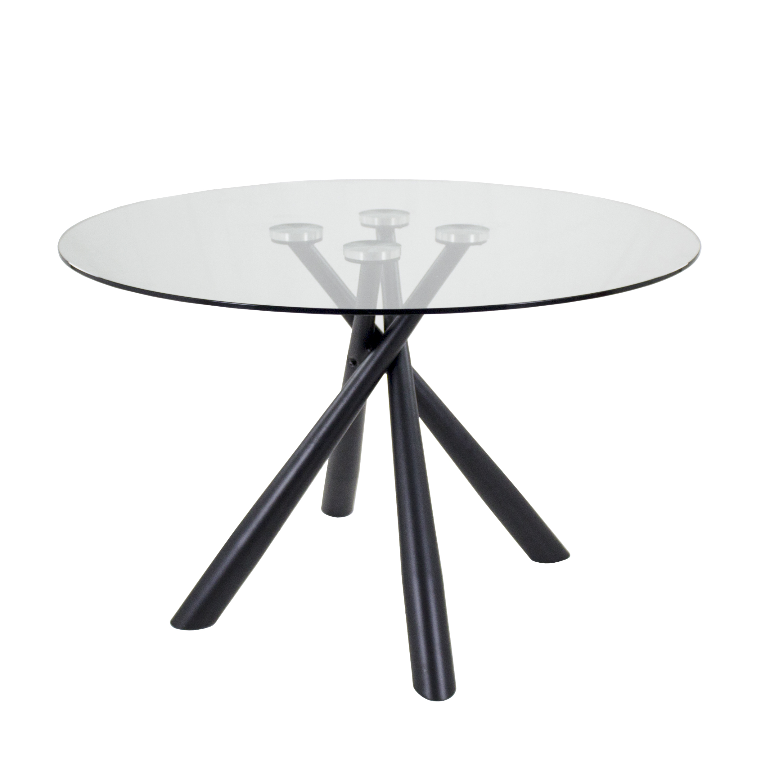 Cyrus Round Glass Dining Table | ScanDesigns Furniture