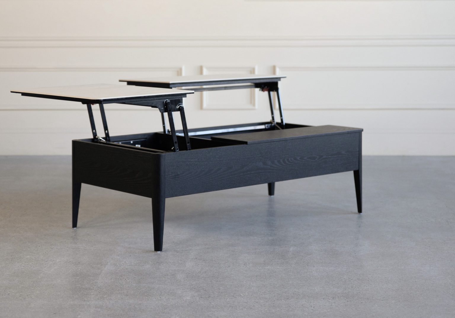 norman coffee table black angle 2