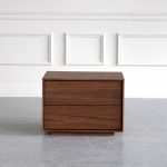 Mobican Azura Wood 2-Drawer Nightstand