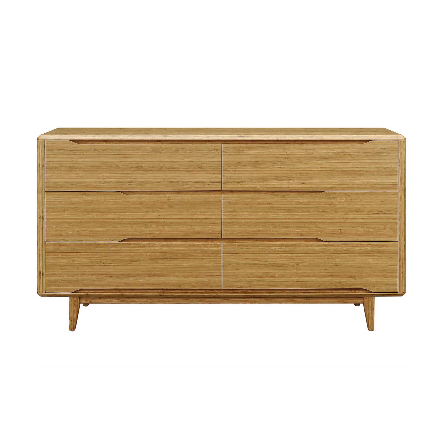 Currant 6-Drawer Bamboo Double Dresser
