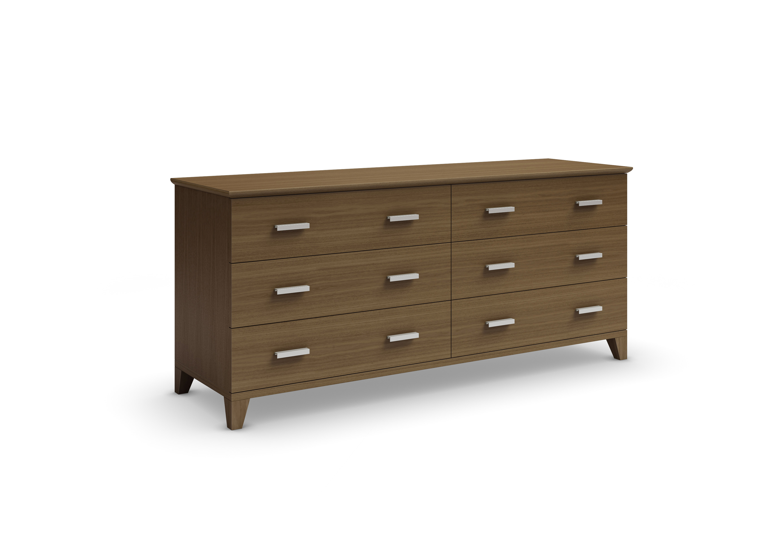 Mobican Sapporo 6 Drawer Wood Dresser