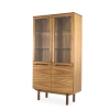 SM307 Wood Display Cabinet - Angle