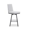 Linea Swivel Stool Jt Merino Black Coral Angle