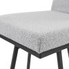 Linea Swivel Stool Jt Merino Black Coral Close Up