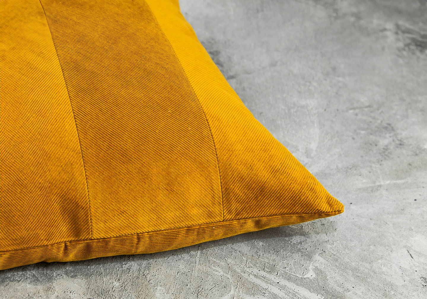 Penelope Ochre 20x20 Pillow - Close Up