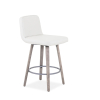 Visconti Swivel Stool Parchment Wood - Angle