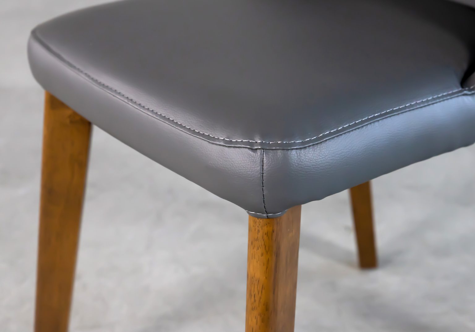 Maggie Dining Chair Grey V Close Up