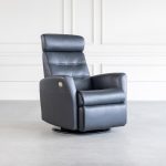 King Leather Power Recliner