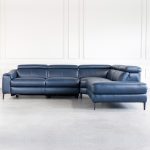 Barclay Leather Power Sectional Sofa