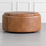 Miller Faux Leather Ottoman
