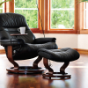 Stressless Sunrise Recliner Angle Black