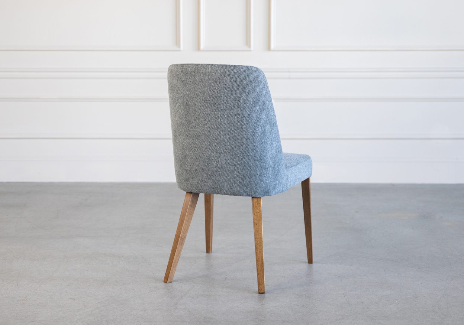 Pisa Dining Chair D Grey Walnut Back