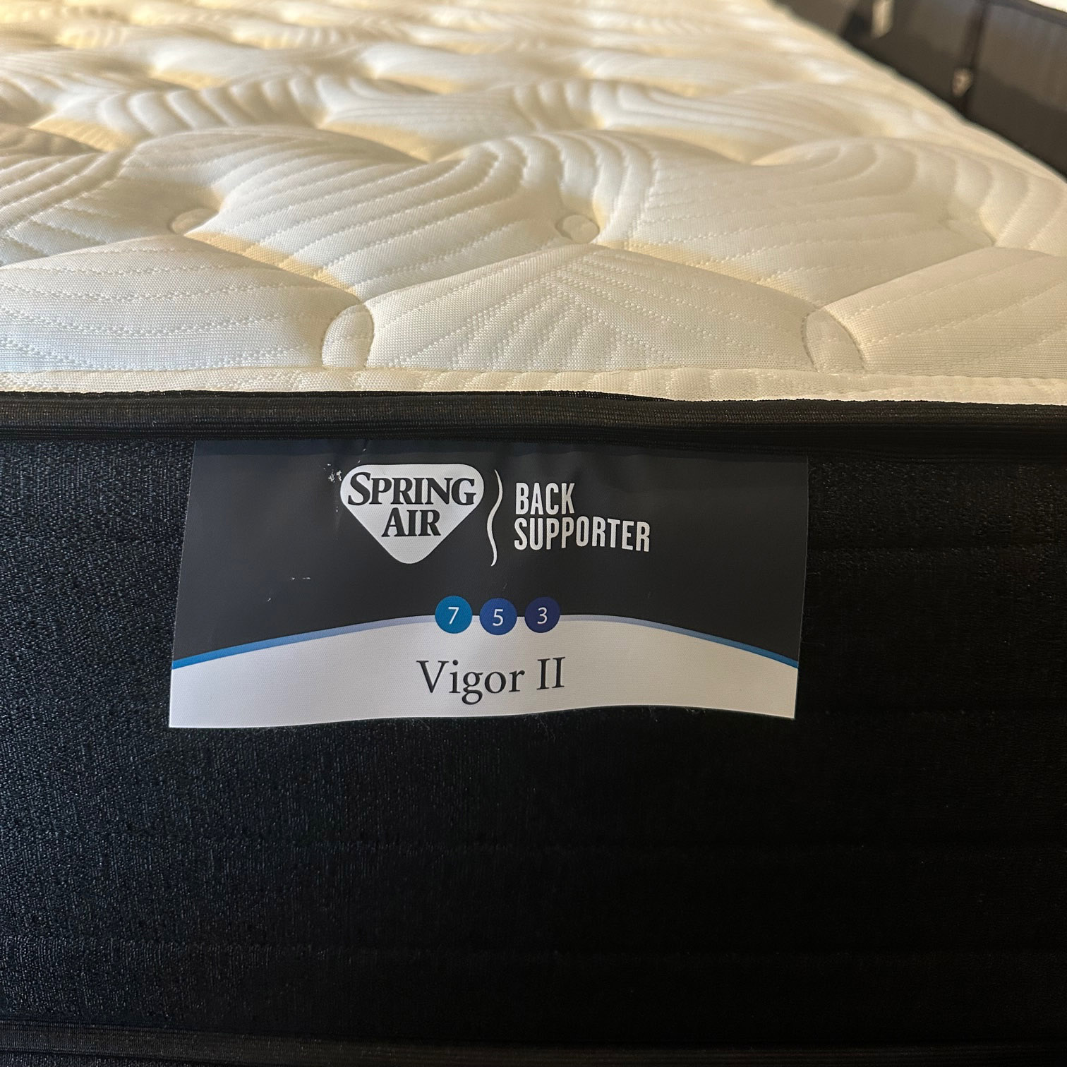 Spring Air Back Supporter Vigor II Mattress - ScanDesigns Furniture