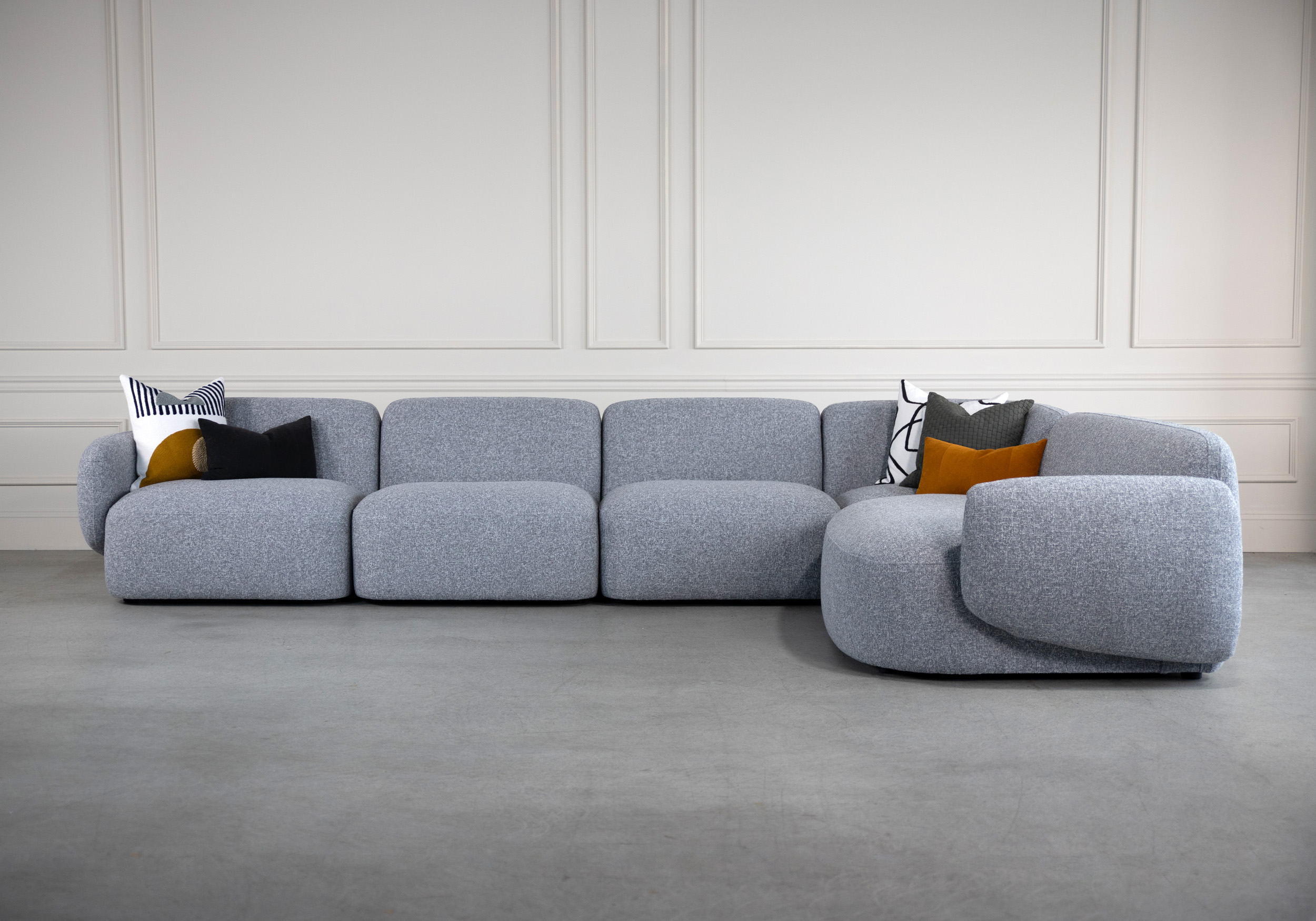 Frank Modular Fabric Sectional Sofa | ScanDesigns Furniture