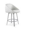 Wembley Swivel Stool Parchment Angle