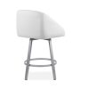 Wembley Swivel Stool Parchment Back