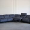 Wendy Sectional in Denim, Angle, Recline