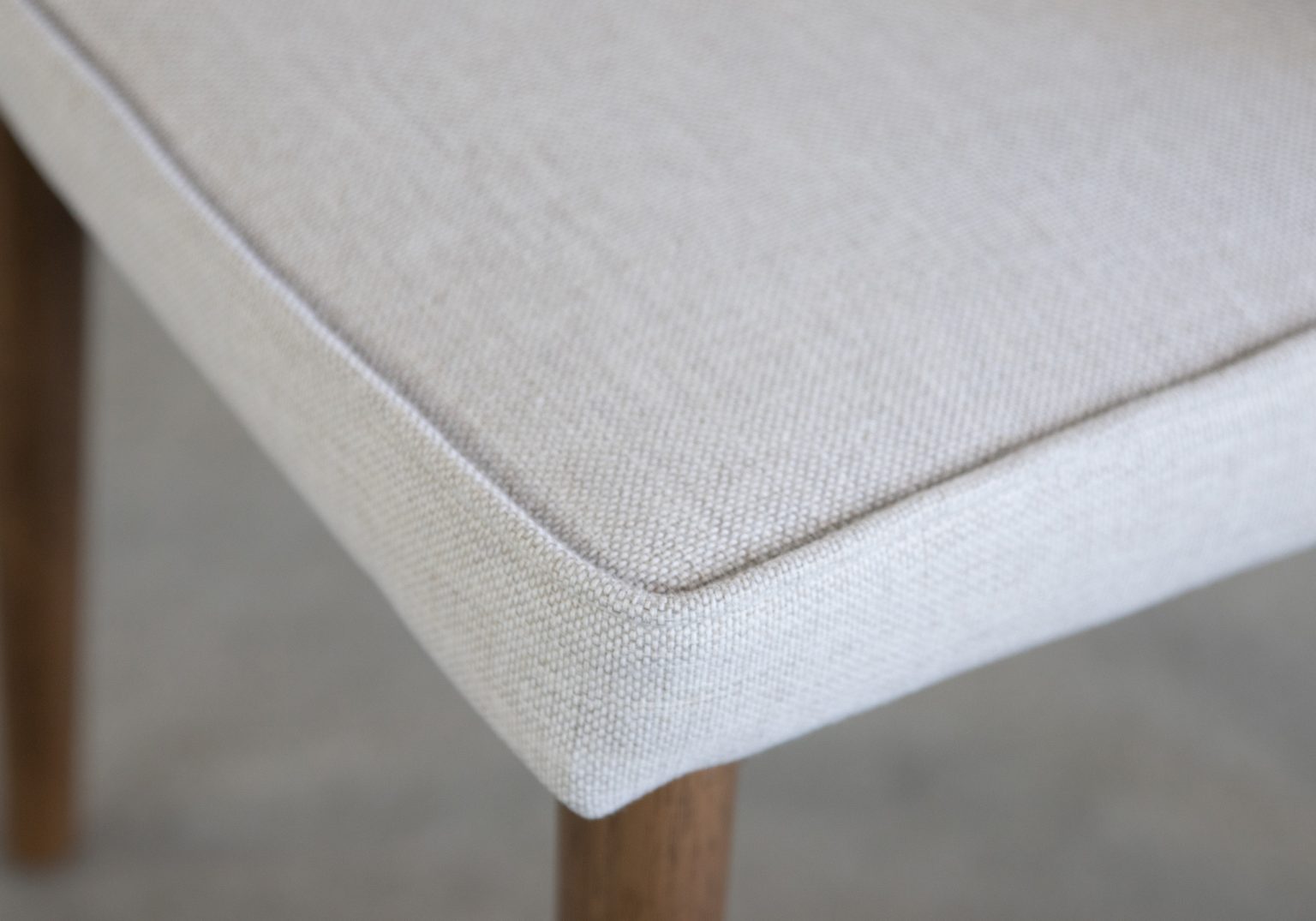 Isabel Chair Beige Fabric Detail