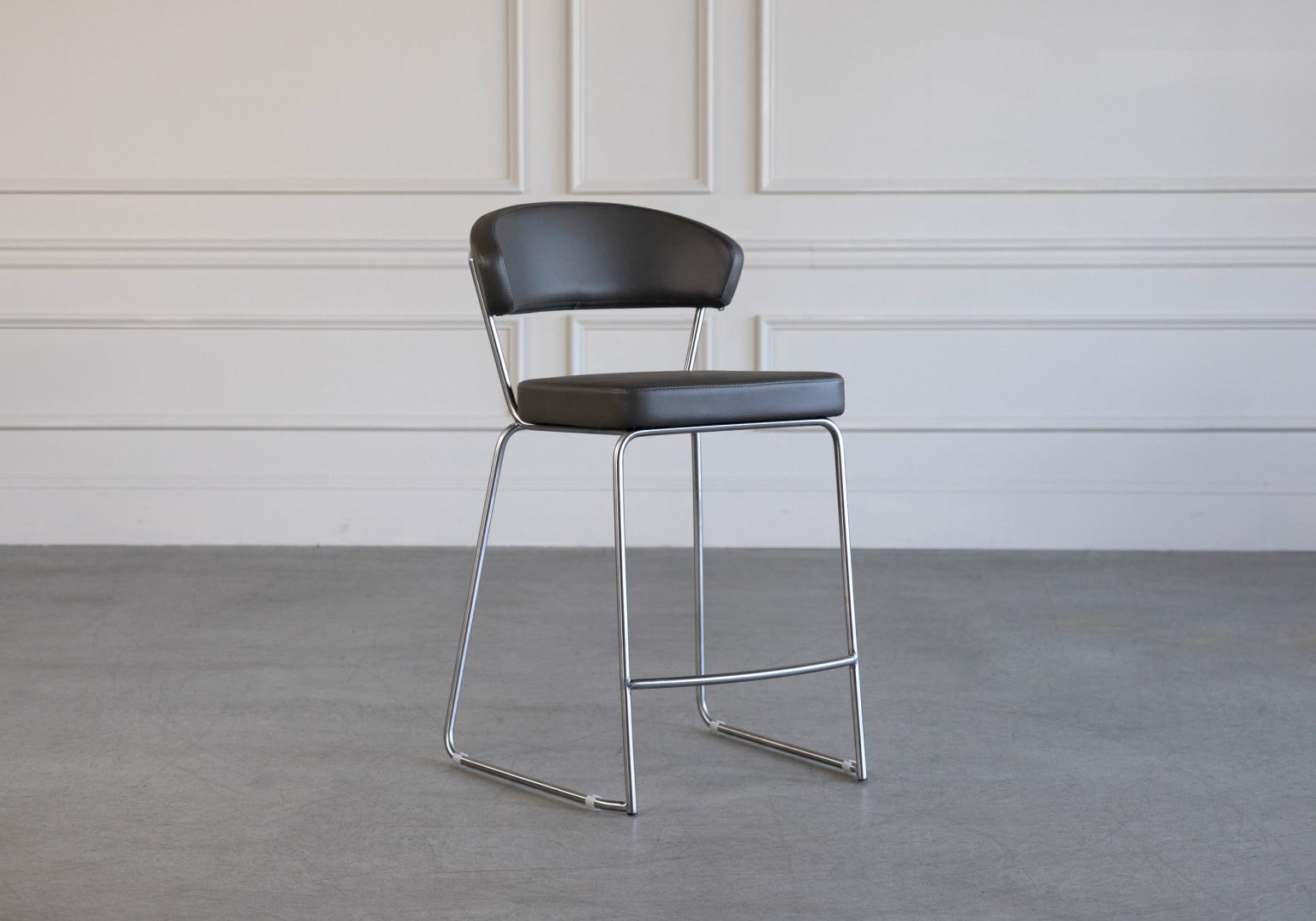 Claude Counter Stool DGrey Angle