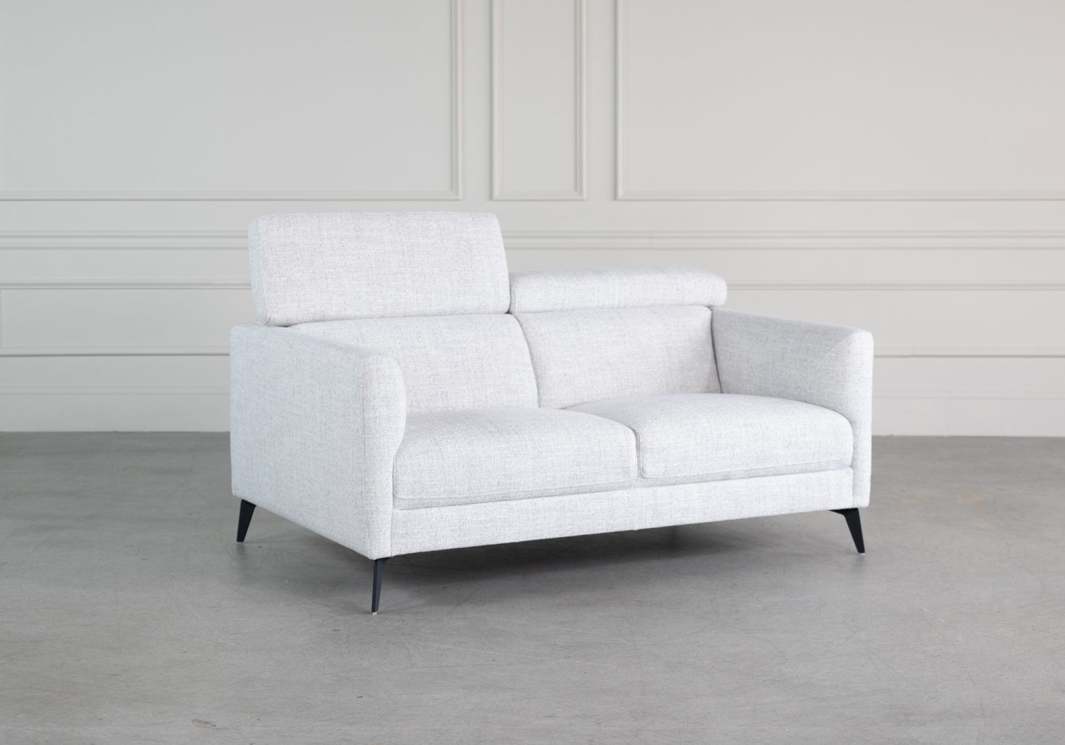 Marki Loveseat L.Grey A303 Angle Headrest Up