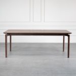 Sevier 79" Solid Walnut Extendable Wood Dining Table