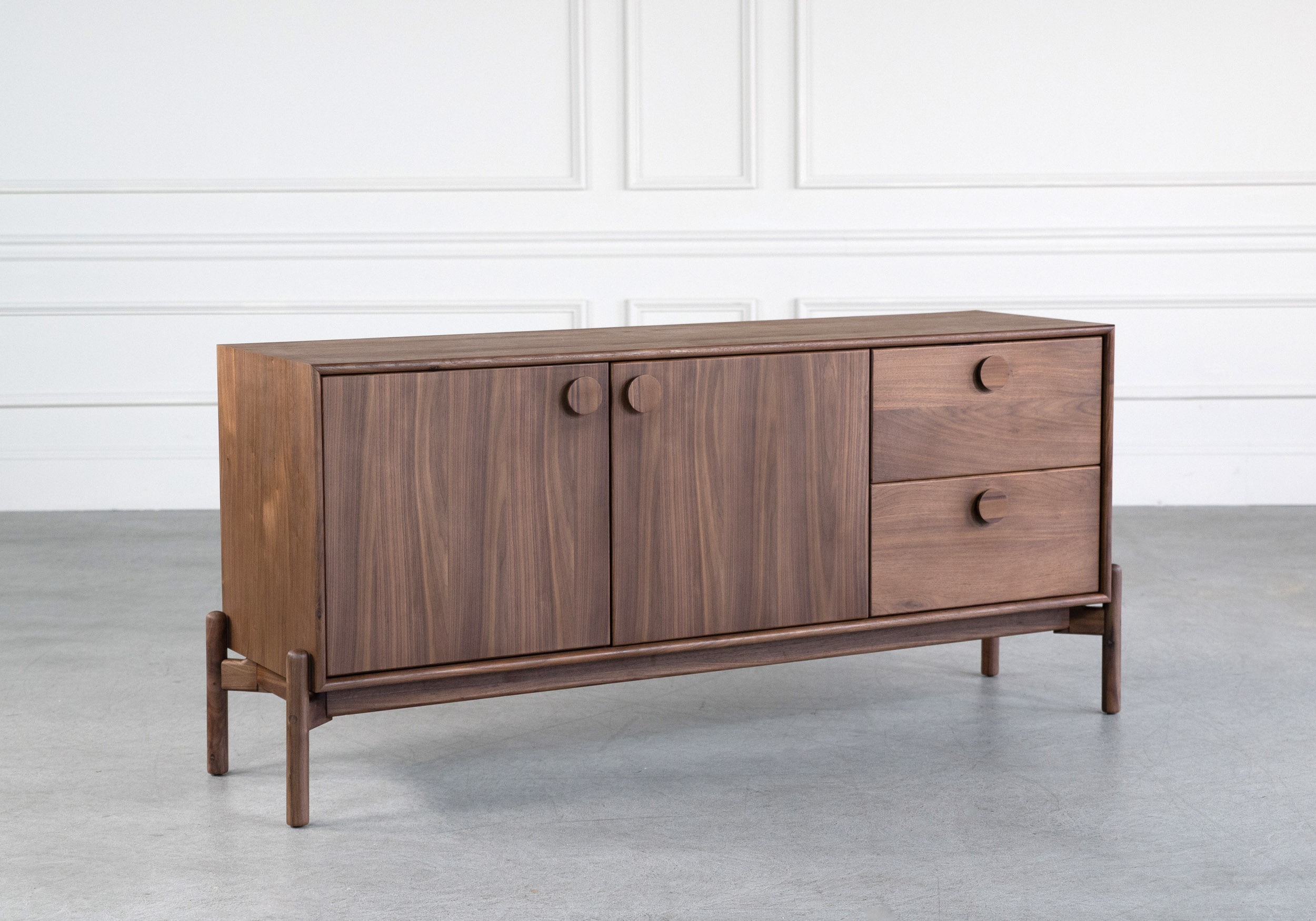 Spot Sideboard Walnut Angle Spot Sideboard Walnut Angle