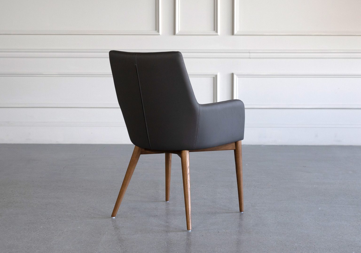 Vista Armchair Grey PU Back