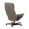 Mayfair Office Highback Paloma Beige Wenge Back