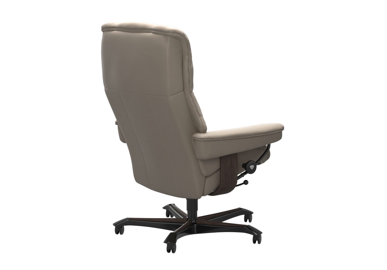 Mayfair Office Highback Paloma Beige Wenge Back