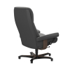 View Office Highback Paloma Silver Grey / New Walnut - Back