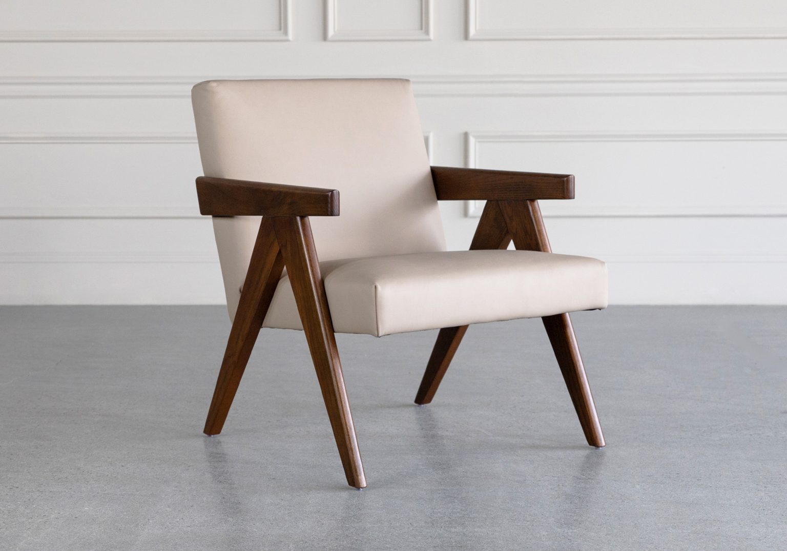 luka accent arm chair creta angle