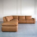 Asher Leather Modular Sectional Sofa