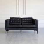 Eton Leather Loveseat