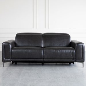 Cardero Carbon Leather Sofa