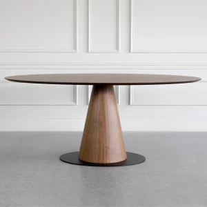 Enna Wood Dining Table - Front