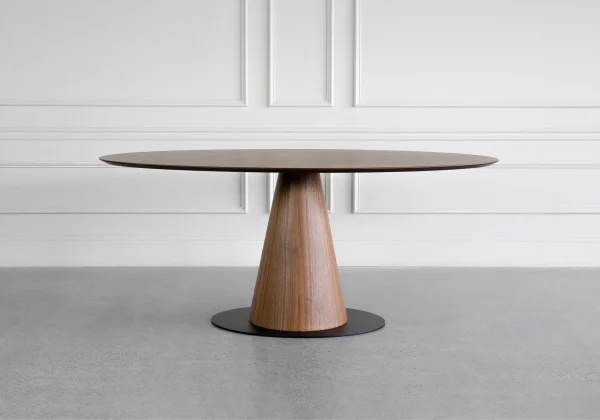 Enna Wood Dining Table - Front