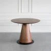 Enna Wood Dining Table - Side