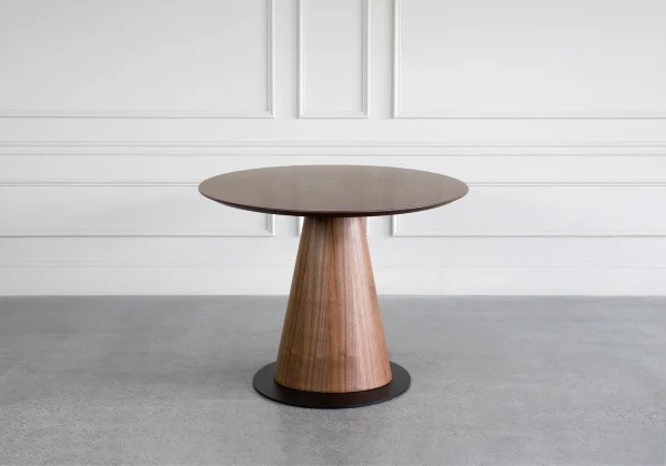 Enna Wood Dining Table - Side