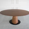 Enna Wood Dining Table - Top