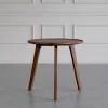 Mette Side Table in Walnut - Angle