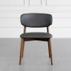 Dino Iron Leather Dining Chair - Front