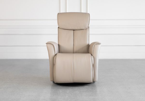 Commander GP377 - Sandstorm Leather Recliner - Front