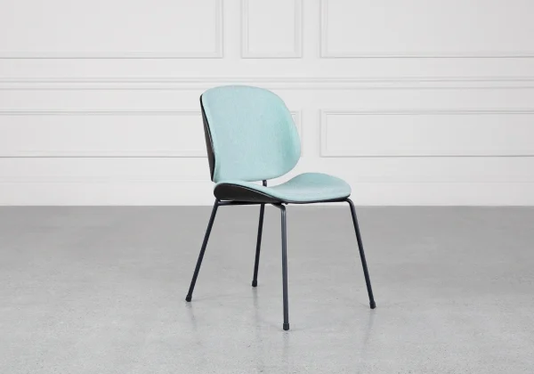 Heron Fabric Dining Chair - Angle