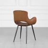 Porter Tan Vinyl Armchair - Back